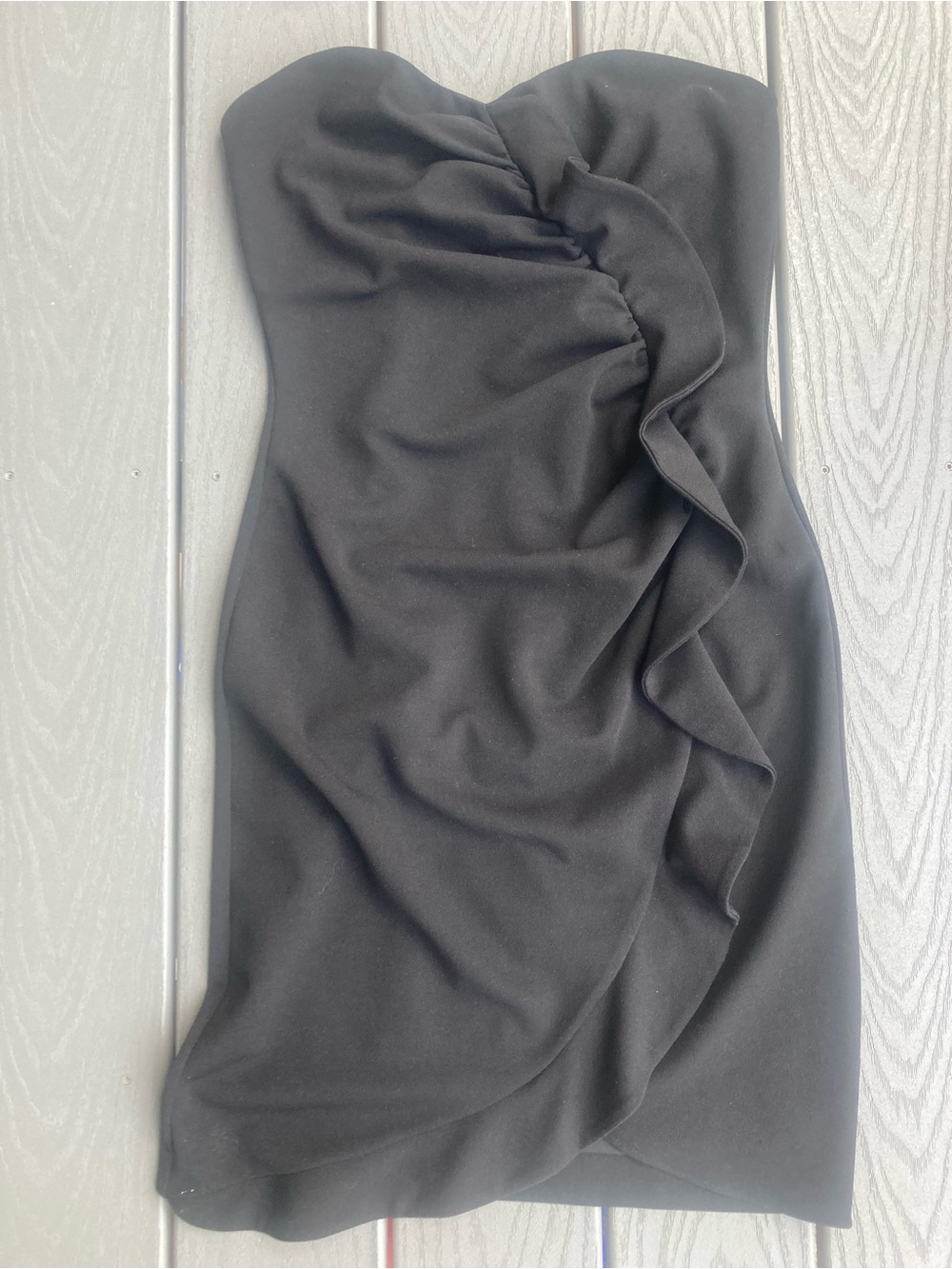 Alexia Admor Strapless Black Sheath Dress